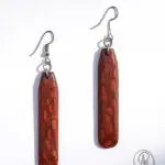 Авторские серьги подвески Lacewood