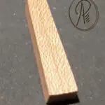 Серьги трапеции из клёна